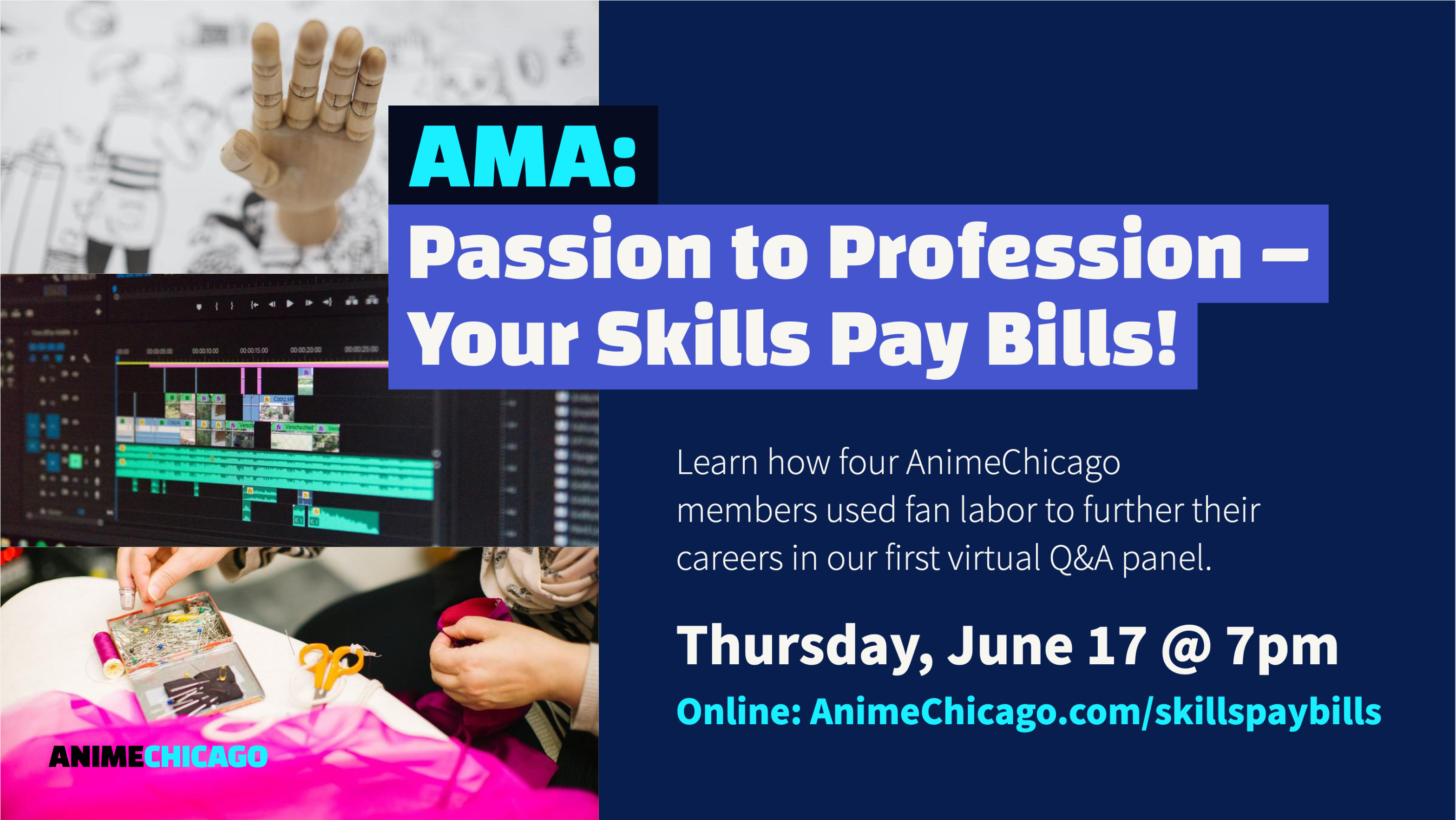 Learn how your skills pay bills at “AMA: Passion to Profession”