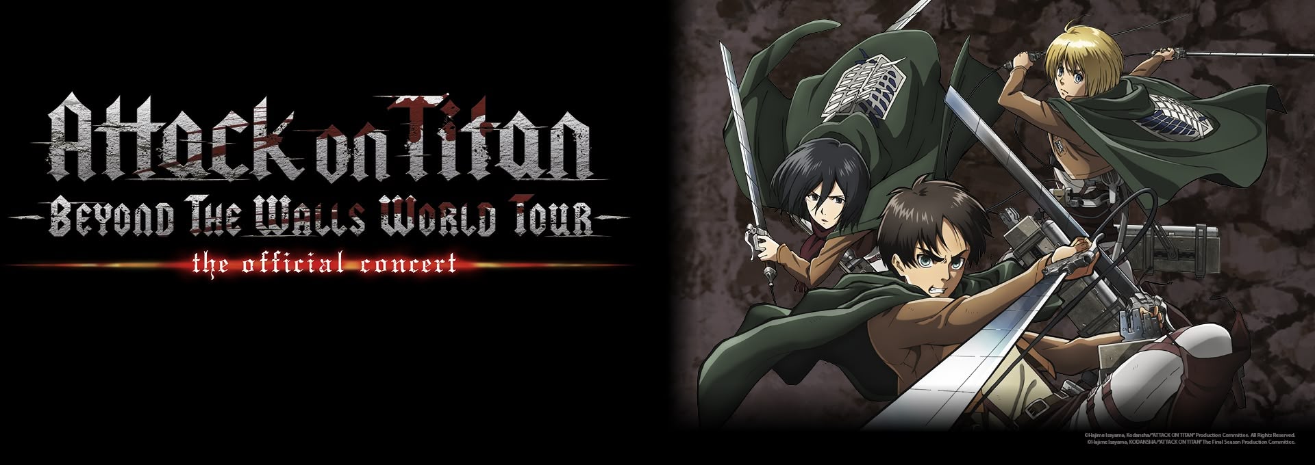 Attack on Titan Beyond the Walls World Tour 2026