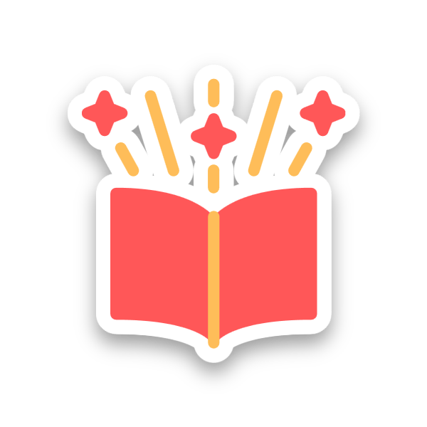 Icons8 storytelling fill sticker