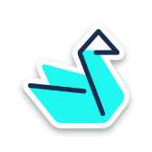 Sticker origami