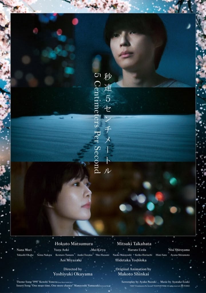 5 centimeters per second live action part